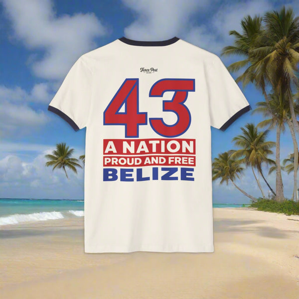 43 Mini - Unisex Cotton Ringer T-Shirt