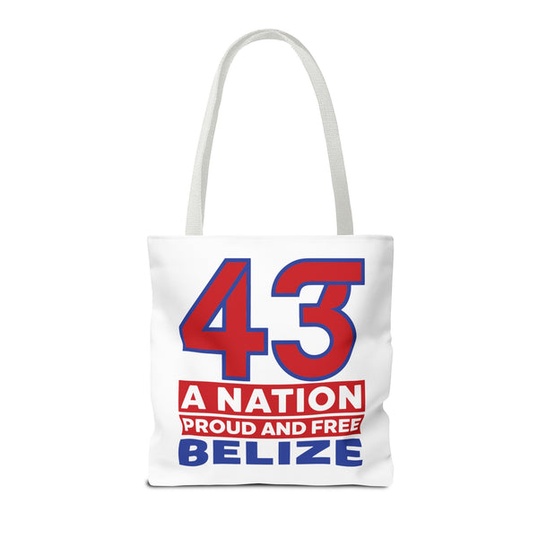 43 - White Tote Bag