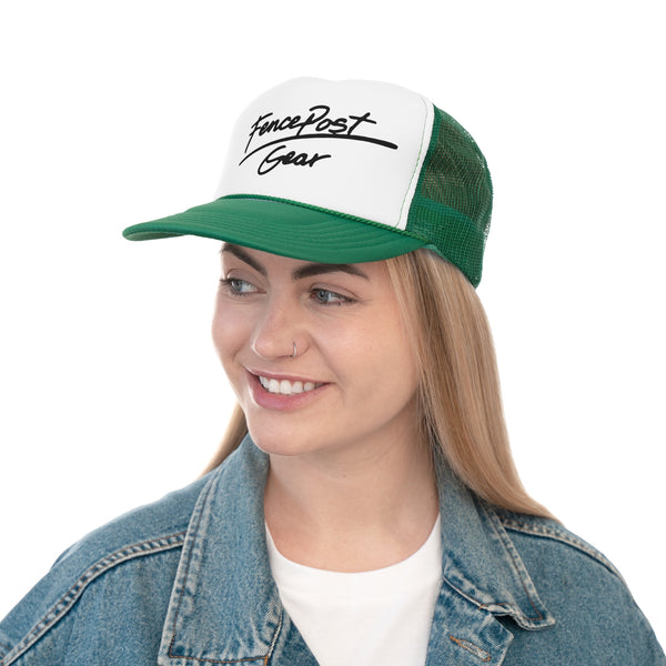 Fence Post Cursive - Trucker Cap