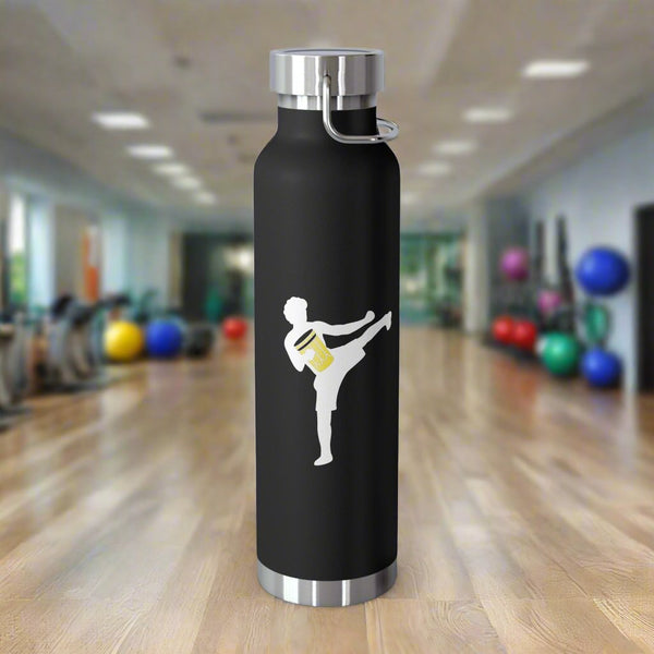 GarifunaRobics - Copper Vacuum Insulated Bottle, 22oz