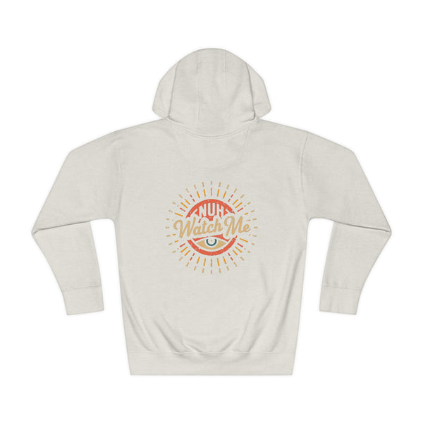 Nuh Watch Me - Back Design Unisex Fleece Hoodie