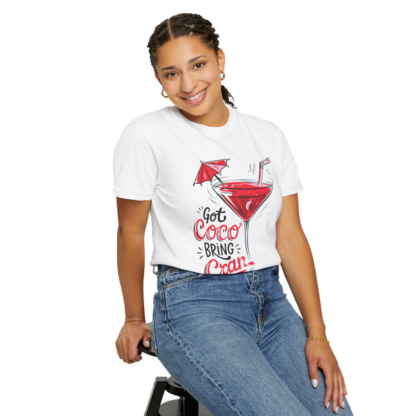 Coco Cran - Unisex Garment-Dyed T-shirt