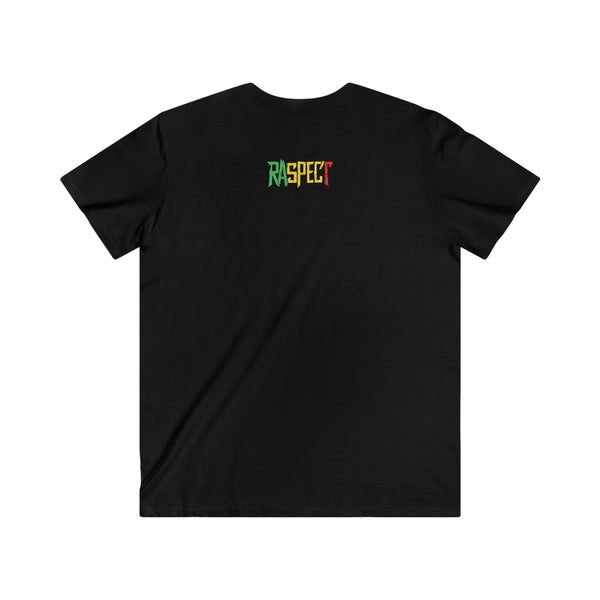 Raspect - Fitted V-Neck Short Sleeve Tee