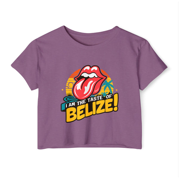 Taste of Belize - Women's Festival Crop Top T-Shirt