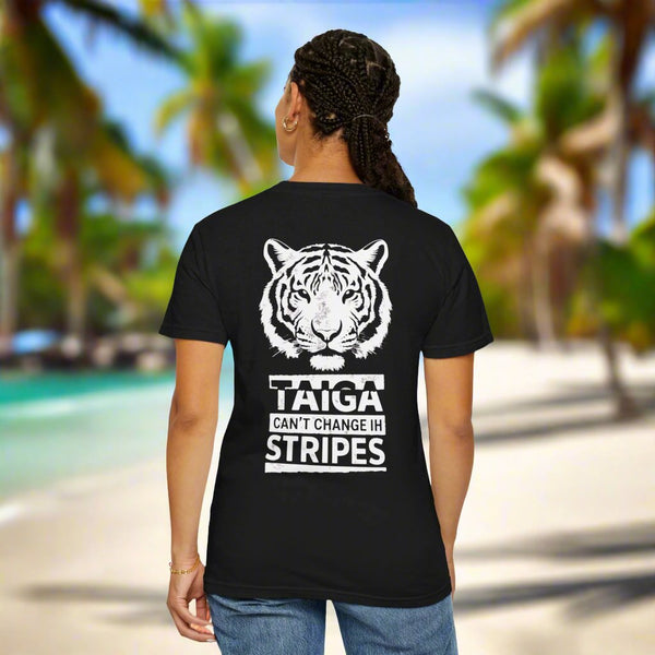 Taiga Stripes - Unisex Garment-Dyed T-shirt