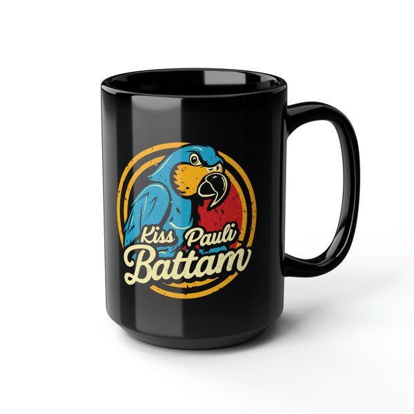 Kiss Pauli - Black Mug, 15oz