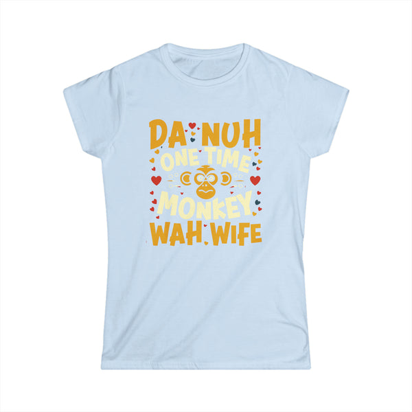 Monkey Wife - Women's Softstyle T-Shirt