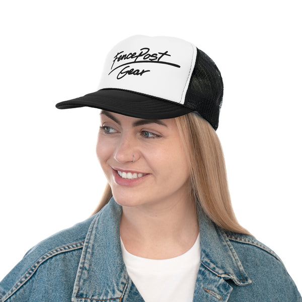 Fence Post Cursive - Trucker Cap