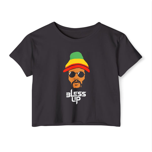 Bless Up - Women's Festival Crop Top T-Shirt