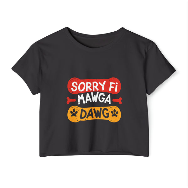 Mawga Dawg - Women's Festival Crop Top T-Shirt