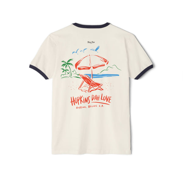 Hopkins Dah Love 2 - Unisex Cotton Ringer T-Shirt