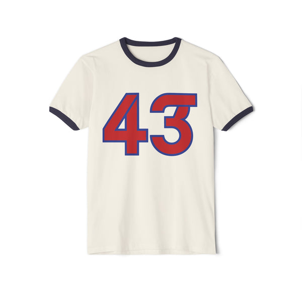 43 - Unisex Cotton Ringer T-Shirt