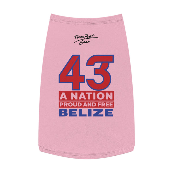 43 Proud and Free - Pet Tank Top