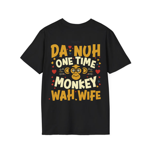 Monkey Wife - Reverse Unisex Softstyle T-Shirt