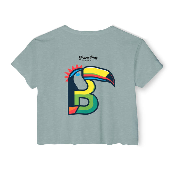 Betta Belize It - Women's Festival Crop Top T-Shirt