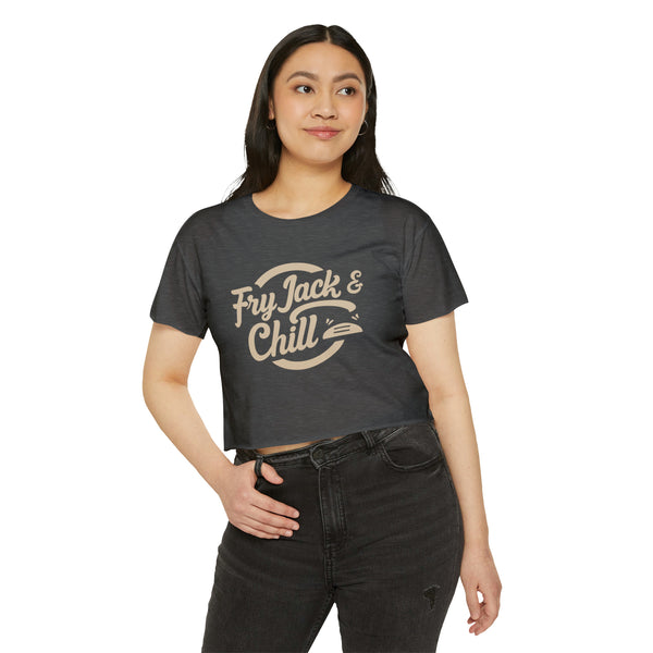 Jack and Chill - Women's Festival Crop Top T-Shirt