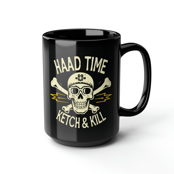 Haad Time - Black Mug, 15oz