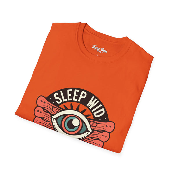Sleep Wid Yu Own Eye - Unisex Softstyle T-Shirt
