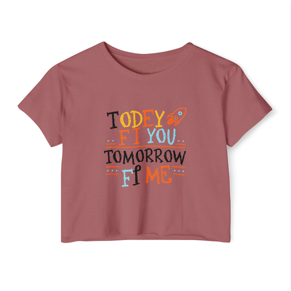 Todey - Women's Festival Crop Top T-Shirt