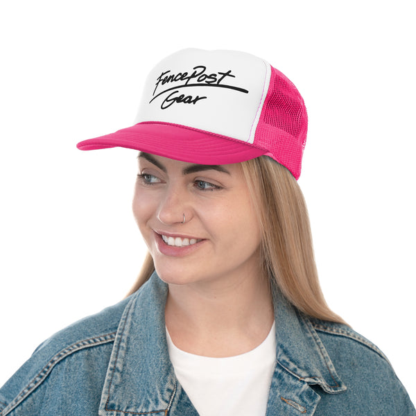 Fence Post Cursive - Trucker Cap