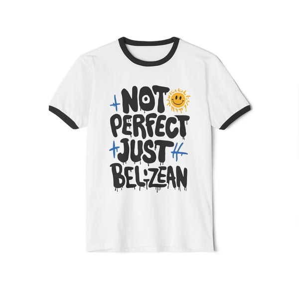Not Perfect - Unisex Cotton Ringer T-Shirt