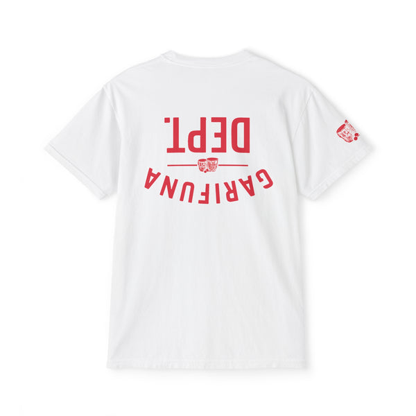 Garifuna Dept Red - Unisex Garment-Dyed Pocket T-Shirt