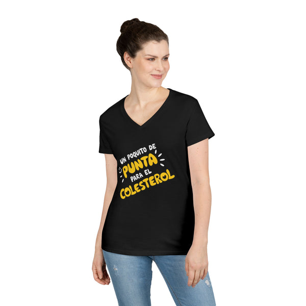 Punta Para El Colesterol - Ladies' V-Neck T-Shirt