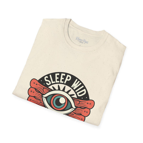 Sleep Wid Yu Own Eye - Unisex Softstyle T-Shirt