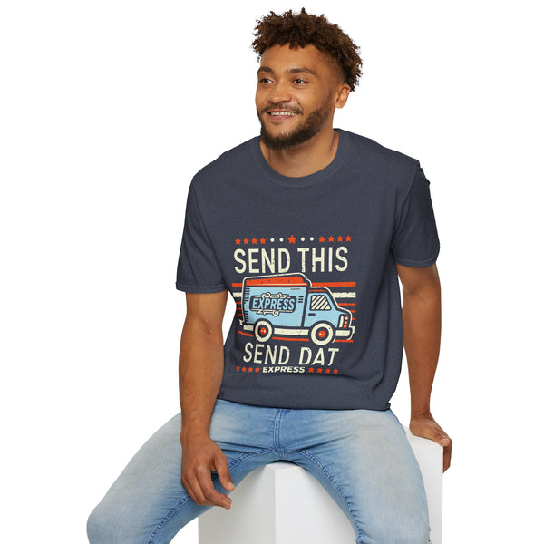 Send This Send Dat - Unisex Softstyle T-Shirt