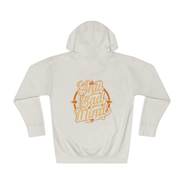 Anti Bad Mind - Back Design Unisex Fleece Hoodie