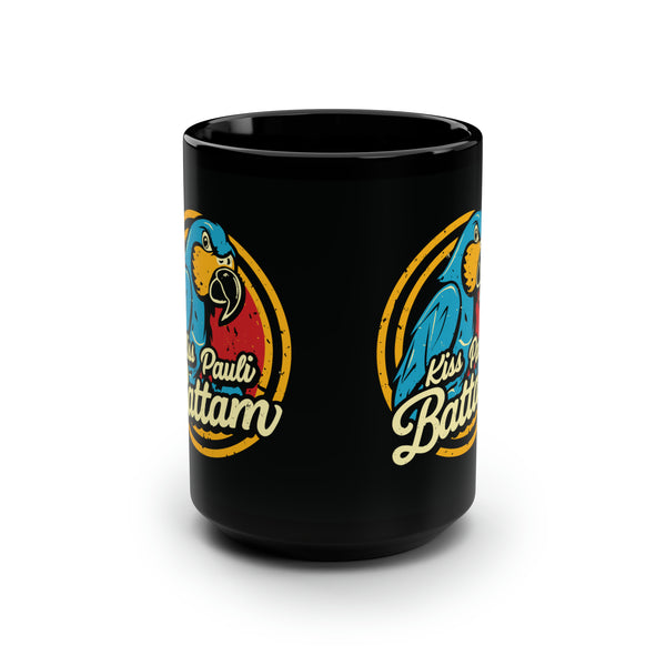 Kiss Pauli - Black Mug, 15oz