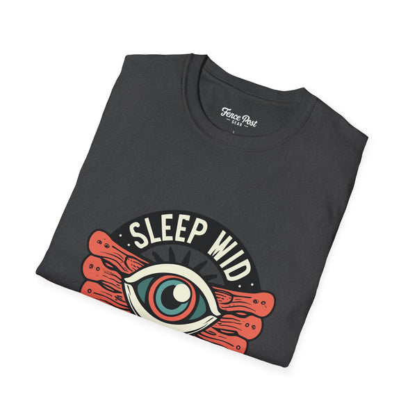 Sleep Wid Yu Own Eye - Unisex Softstyle T-Shirt
