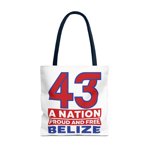 43 - White Tote Bag