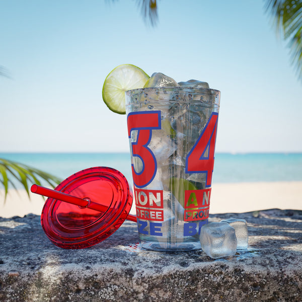 43 - Sunsplash Tumbler with Straw, 16oz