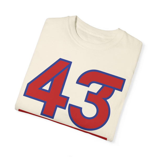 43 Official - Unisex Garment-Dyed T-shirt