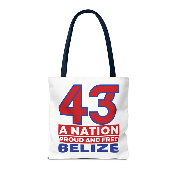 43 - White Tote Bag