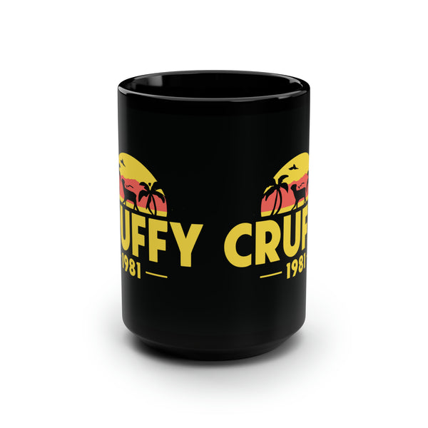 Cruffy - Black Mug, 15oz