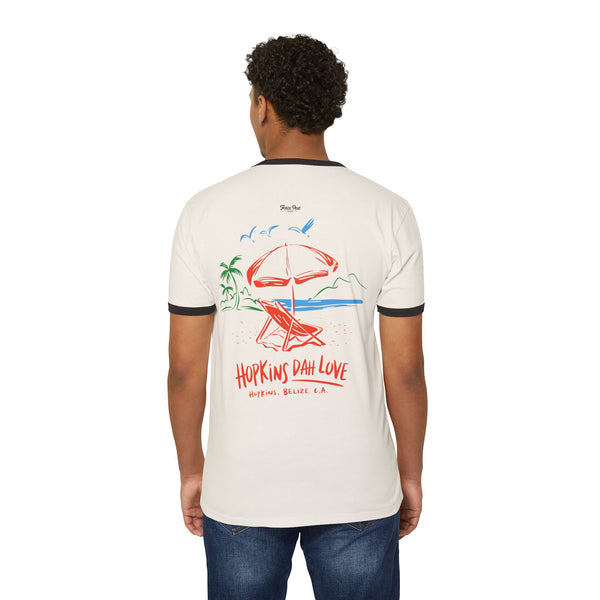 Hopkins Dah Love 2 - Unisex Cotton Ringer T-Shirt