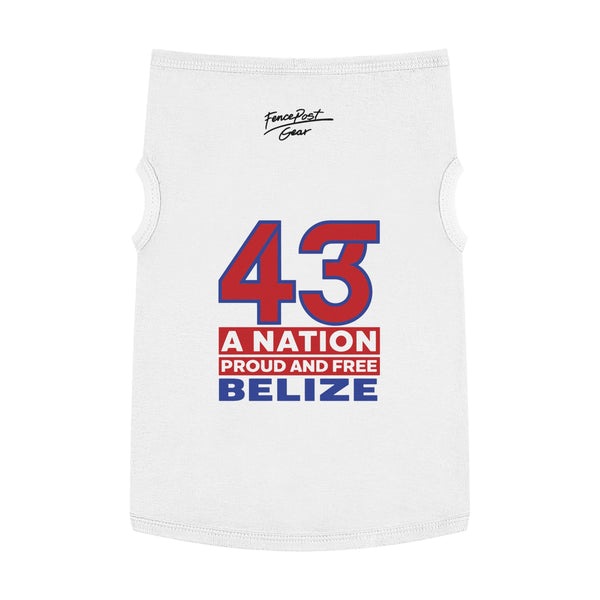 43 Proud and Free - Pet Tank Top