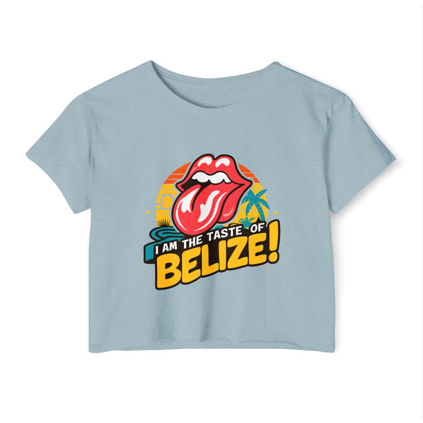 Taste of Belize - Women's Festival Crop Top T-Shirt