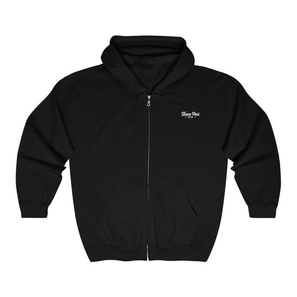 Cruffy - Back Design Full Zip Hooded Sweatshirt