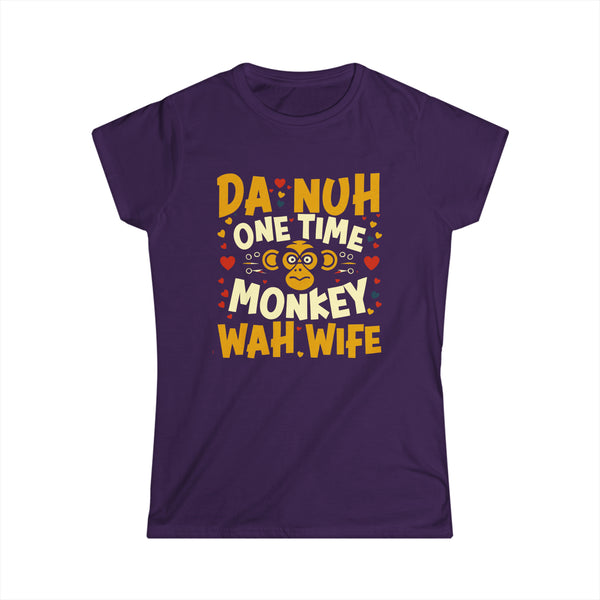 Monkey Wife - Women's Softstyle T-Shirt