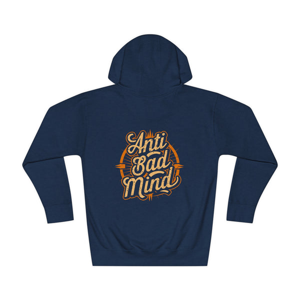 Anti Bad Mind - Back Design Unisex Fleece Hoodie