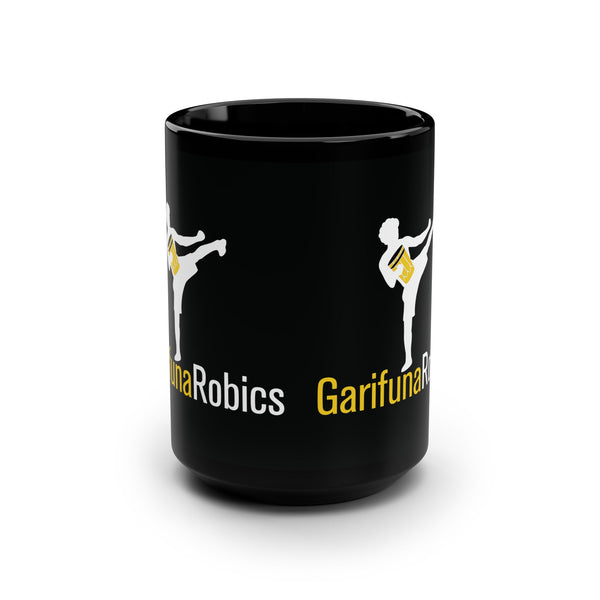 GarifunaRobics - Black Mug, 15oz