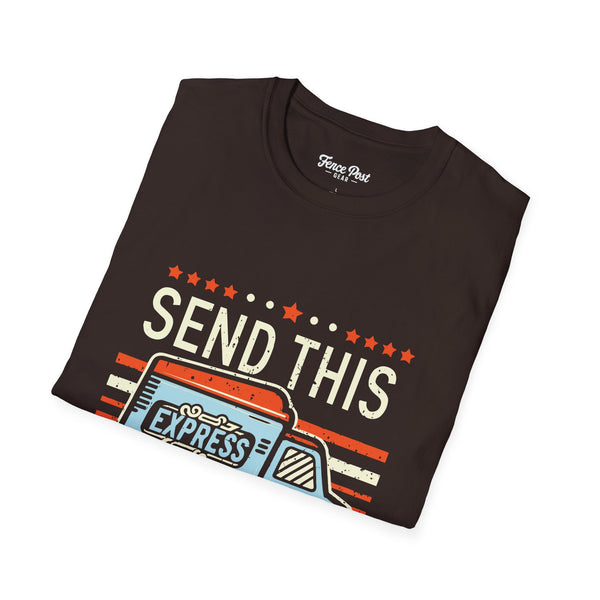 Send This Send Dat - Unisex Softstyle T-Shirt