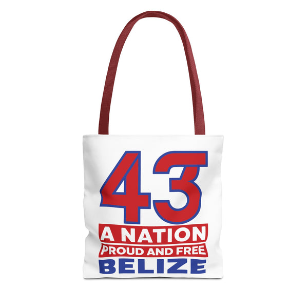 43 - White Tote Bag