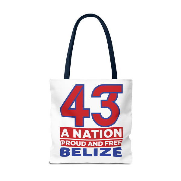 43 - White Tote Bag