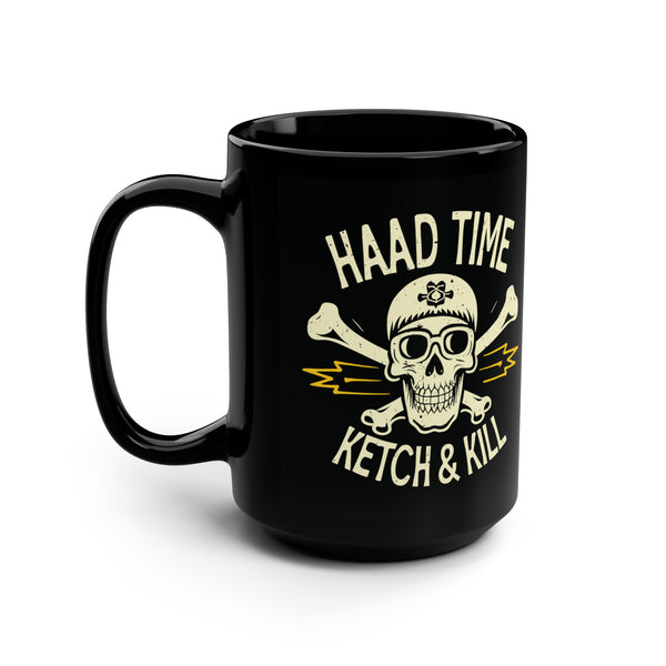 Haad Time - Black Mug, 15oz