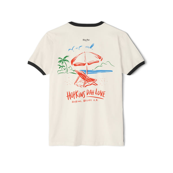 Hopkins Dah Love 2 - Unisex Cotton Ringer T-Shirt