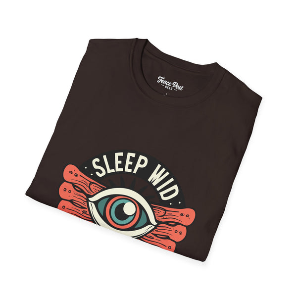 Sleep Wid Yu Own Eye - Unisex Softstyle T-Shirt